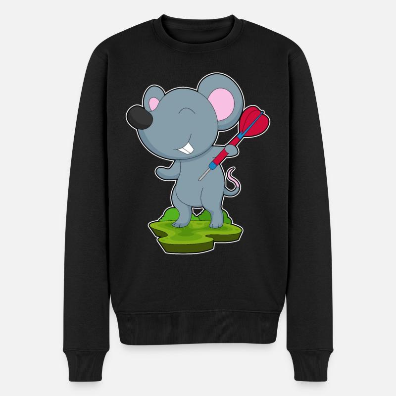 Fléchette de souris - Pull Premium bio Homme - noir