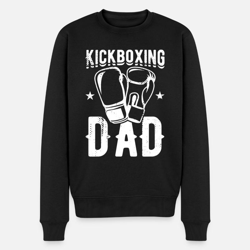 Papa kickboxeur - Pull Premium bio Homme - noir