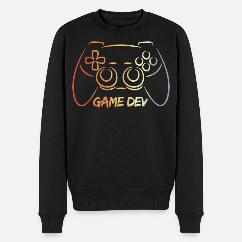 Spiele Entwickler - Männer Premium Bio Pullover - Schwarz