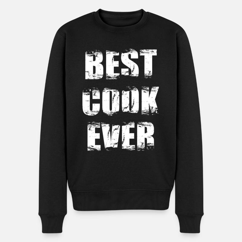 Bester Koch aller Zeiten - Männer Premium Bio Pullover - Schwarz