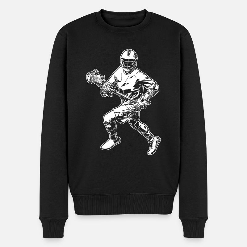 Joueurs de crosse - Pull Premium bio Homme - noir