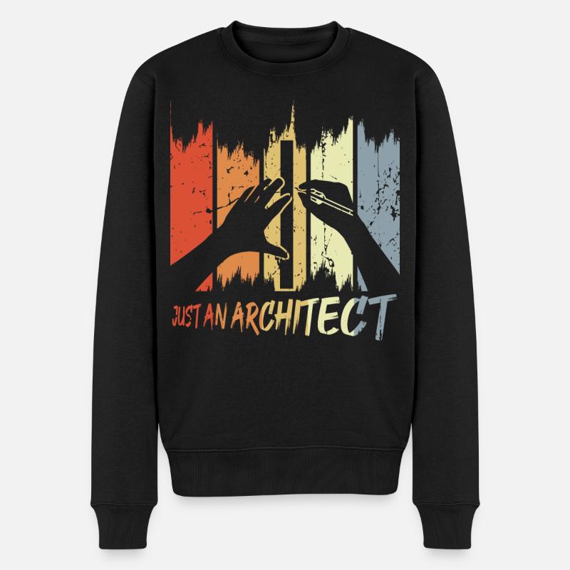 Drôle d’architecte - Pull Premium bio Homme - noir