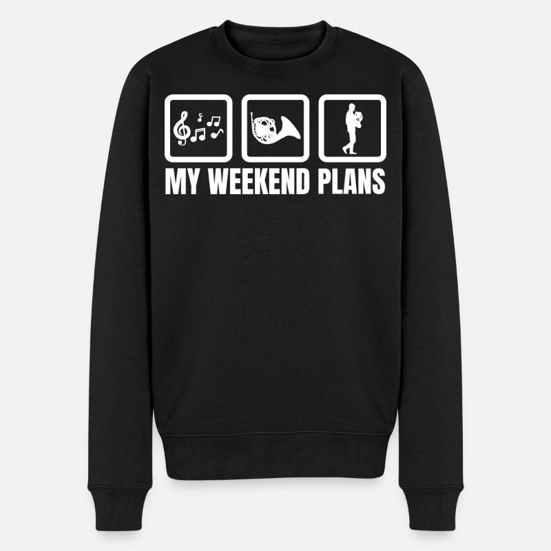 Mes projets pour le week-end - Pull Premium bio Homme - noir