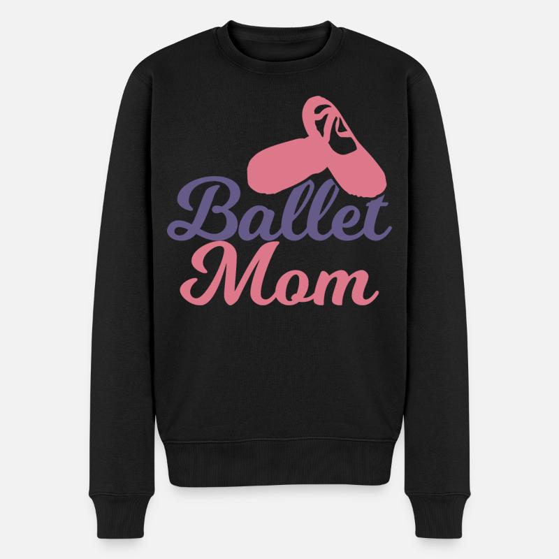 Ballett Mutter - Männer Premium Bio Pullover - Schwarz