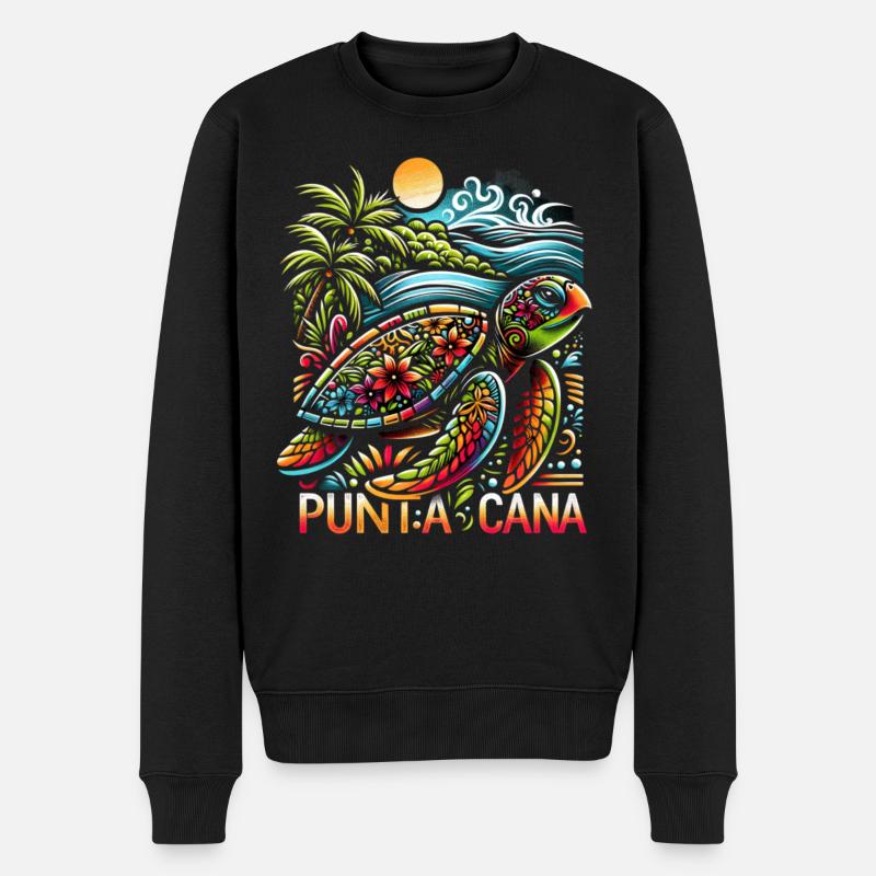 Ambiance à Punta Cana - Pull Premium bio Homme - noir