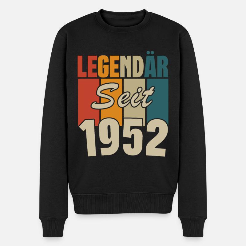 Legendär seit 1952 - Männer Premium Bio Pullover - Schwarz