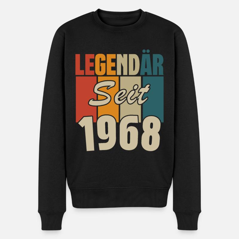 Legendär seit 1968 - Männer Premium Bio Pullover - Schwarz