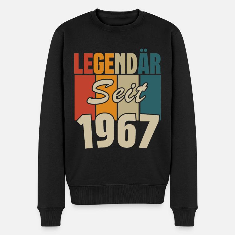 Legendär seit 1967 - Männer Premium Bio Pullover - Schwarz