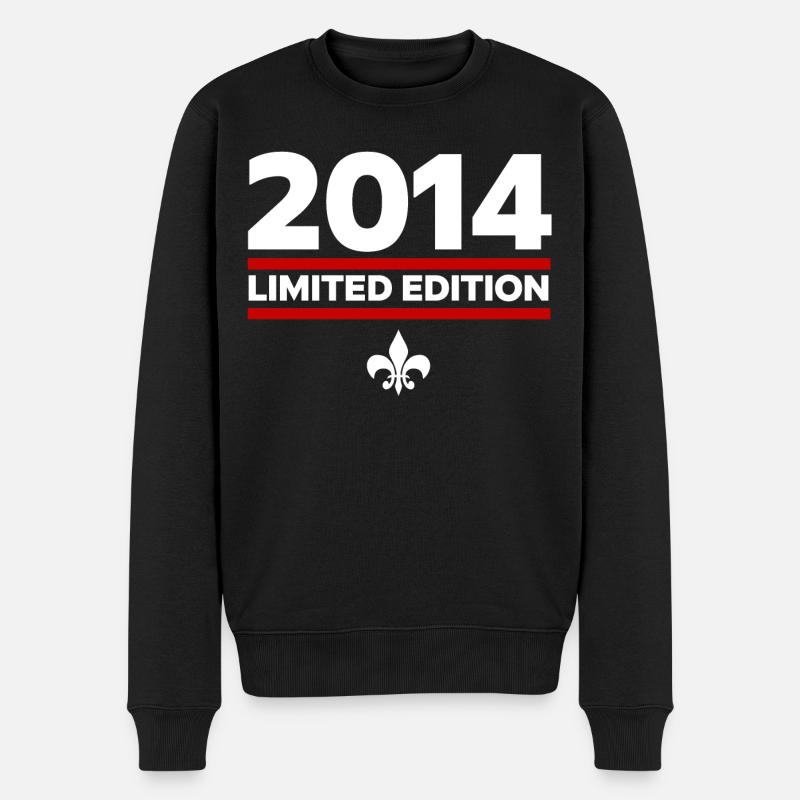 2014 Limited Edition - Männer Premium Bio Pullover - Schwarz