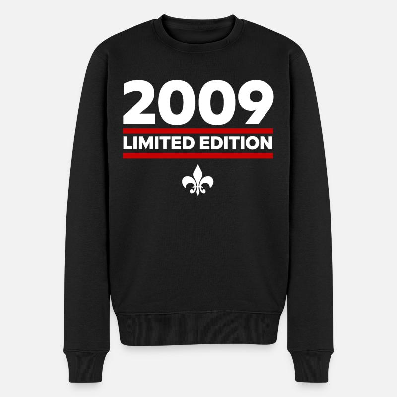2009 Limited Edition - Männer Premium Bio Pullover - Schwarz