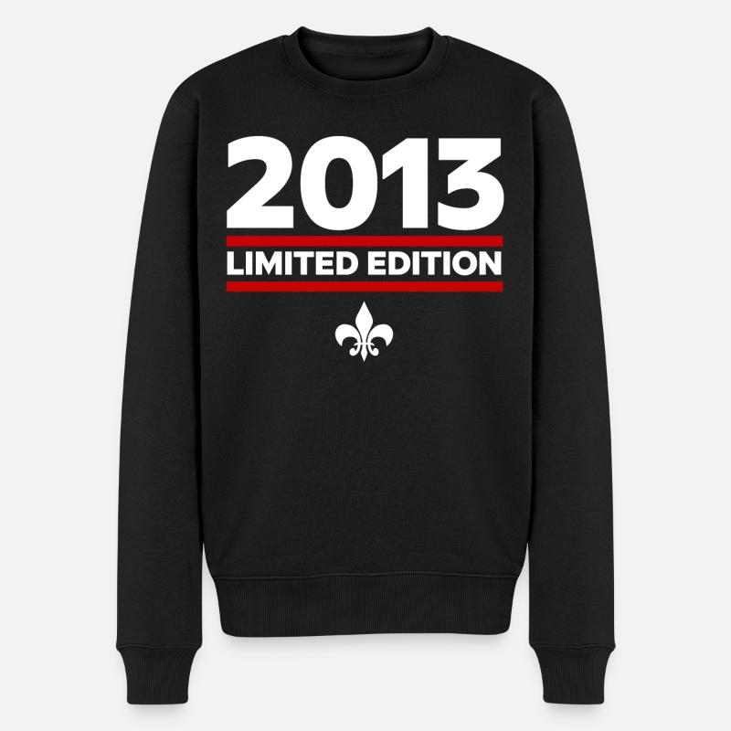 2013 Limited Edition - Männer Premium Bio Pullover - Schwarz