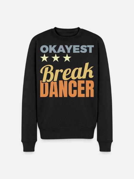 Average Breakdancer - Men's Premium Organic Jumper - black