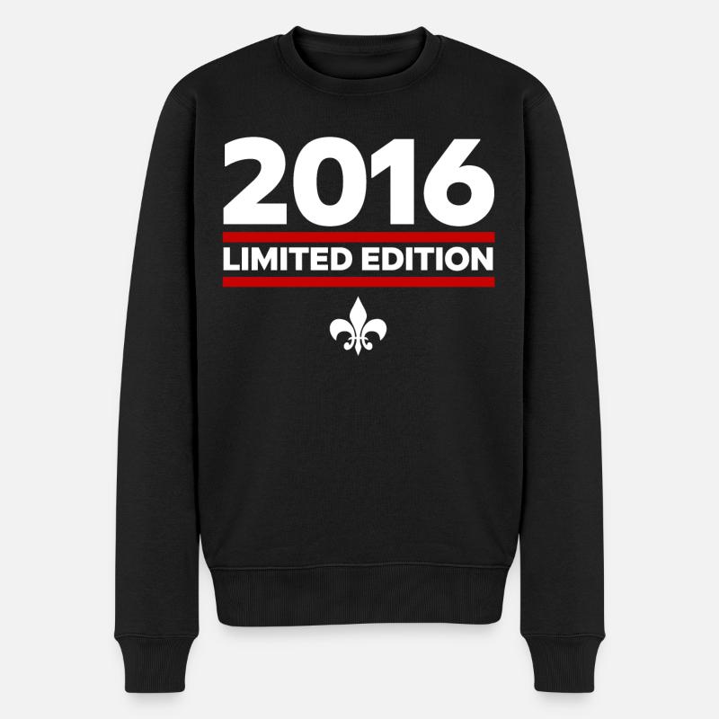 2016 Limited Edition - Männer Premium Bio Pullover - Schwarz