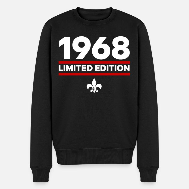1968 Limited Edition - Männer Premium Bio Pullover - Schwarz