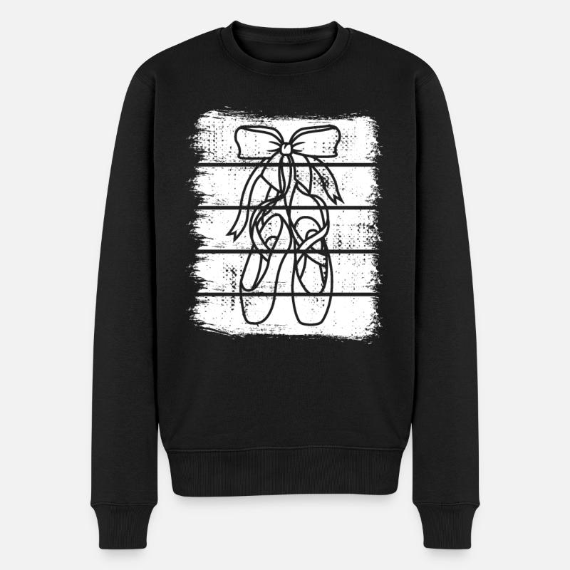 Croquis de chaussures de ballet - Pull Premium bio Homme - noir