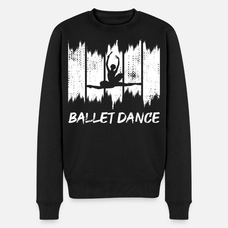 Drôle de danseuse de ballet - Pull Premium bio Homme - noir