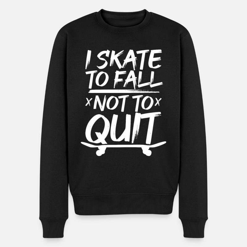 Motivation du patineur - Pull Premium bio Homme - noir
