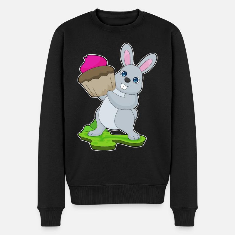 Cupcake lapin - Pull Premium bio Homme - noir