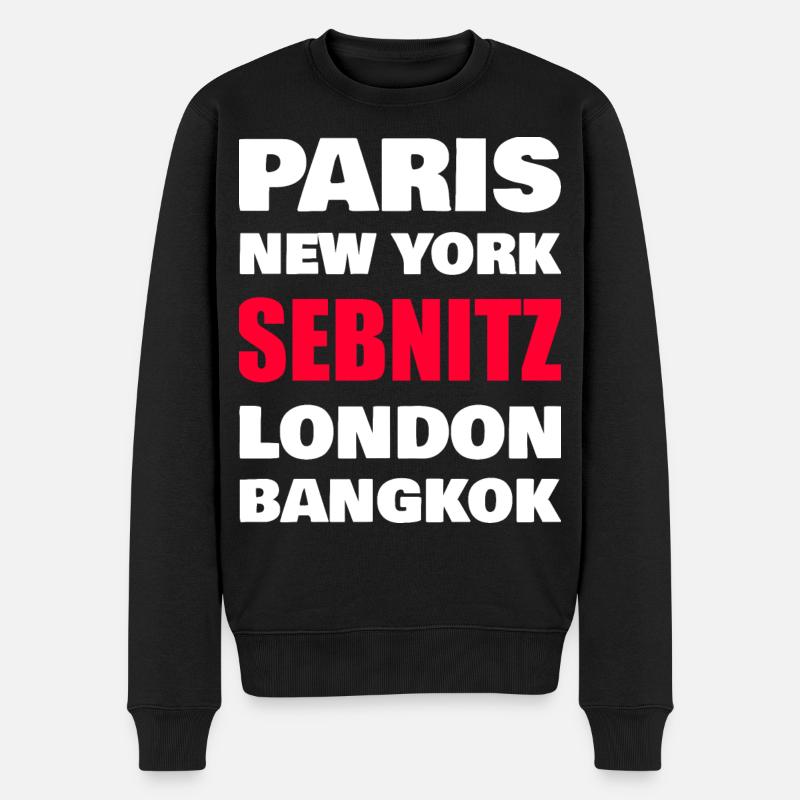 Sebnitz - Pull Premium bio Homme - noir