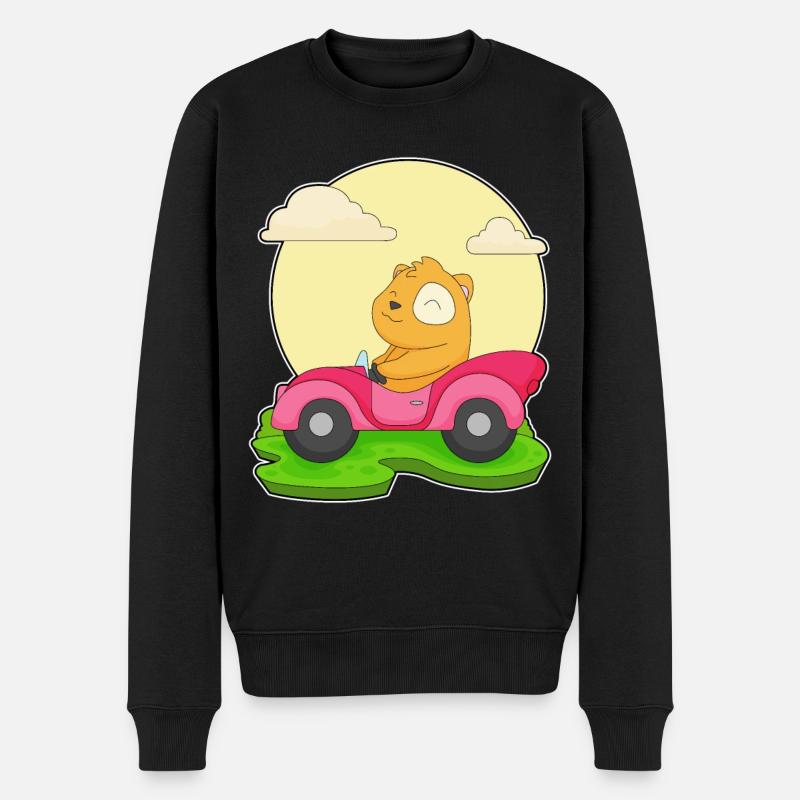 Voiture de hamster - Pull Premium bio Homme - noir