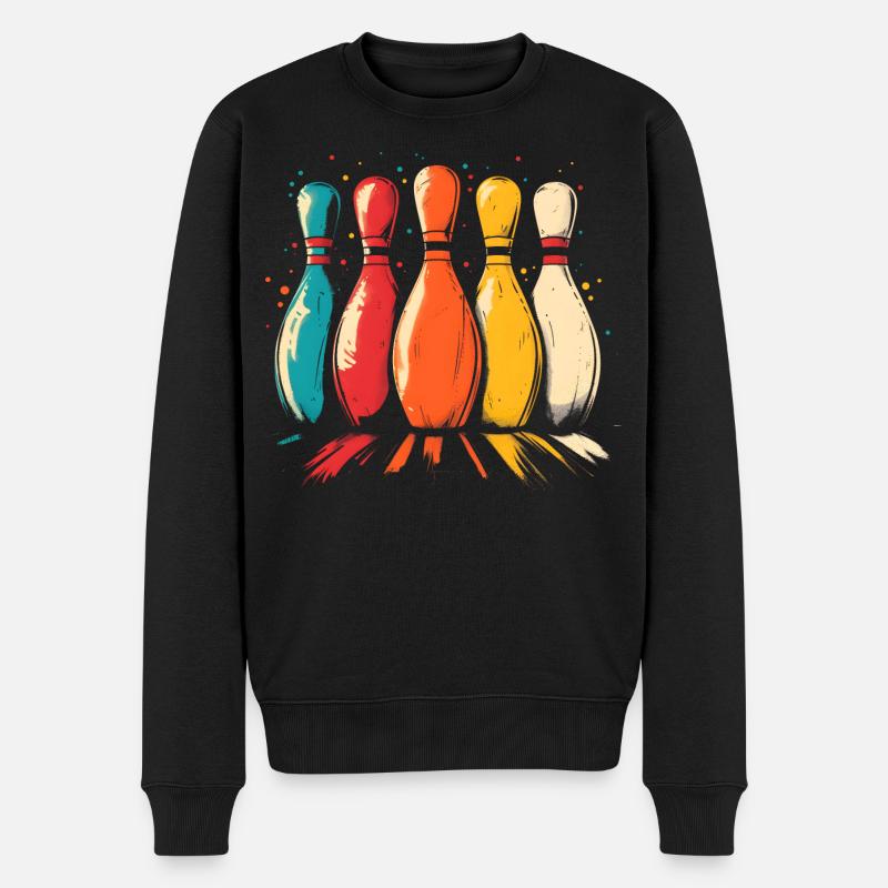 Skittles - Pull Premium bio Homme - noir