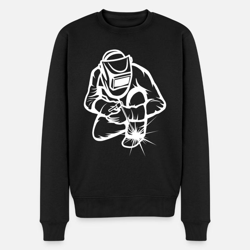 Soudeur à croquis - Pull Premium bio Homme - noir