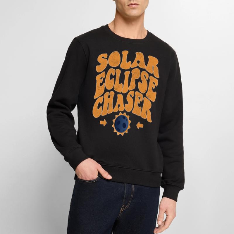 Solar eclipse chaser Men's Premium Organic Jumper