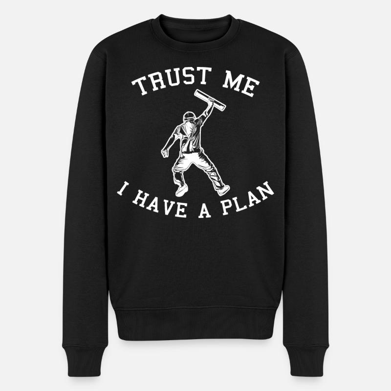 Croyez-moi, j’ai un plan - Pull Premium bio Homme - noir