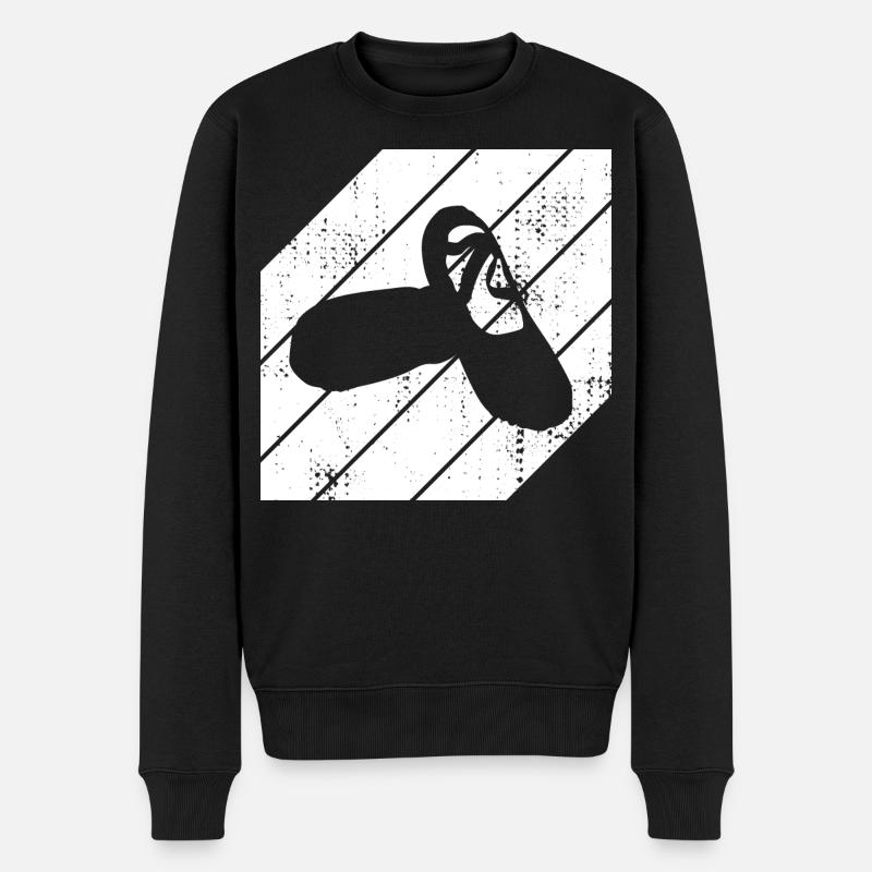 Croquis de chaussures de ballet - Pull Premium bio Homme - noir