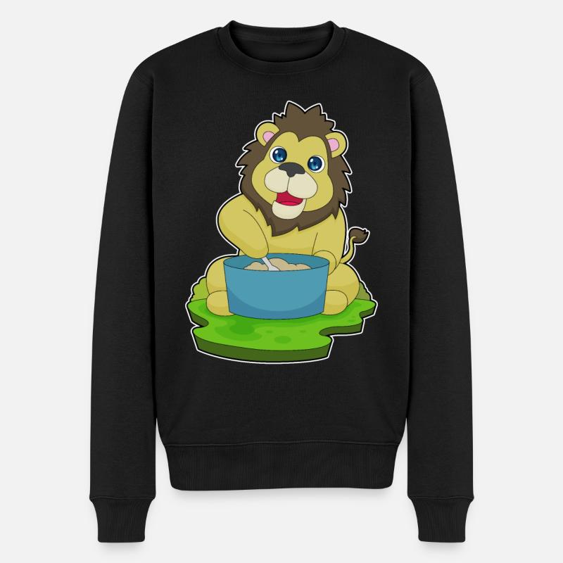 Cuillère de marmite Lion - Pull Premium bio Homme - noir
