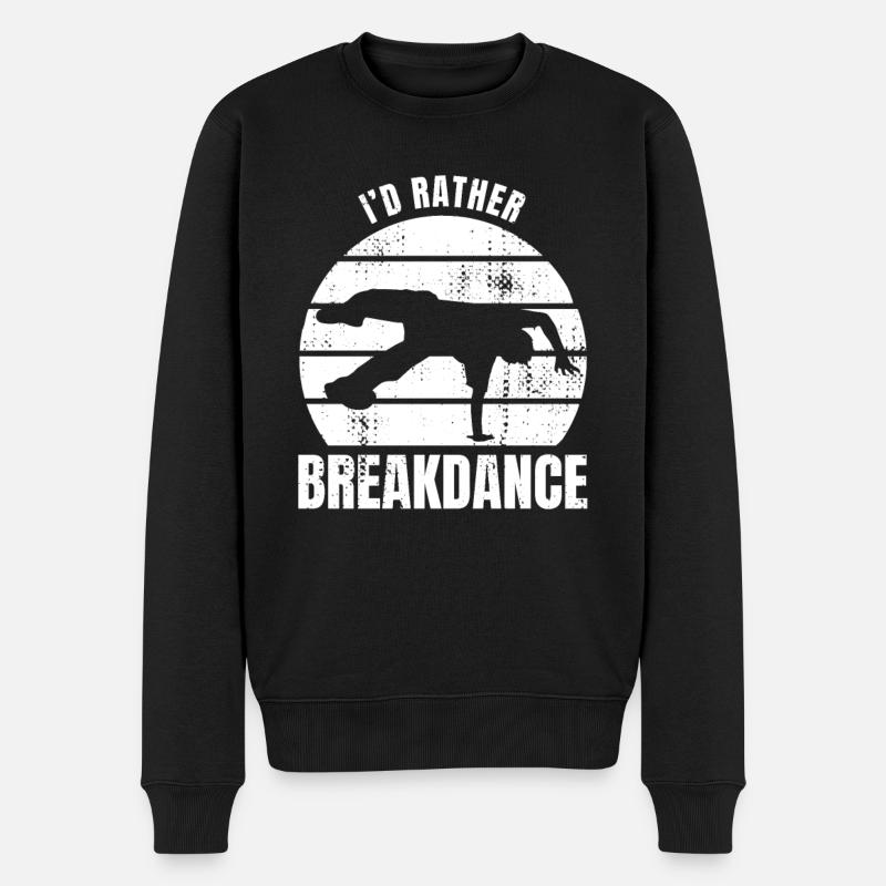 Je préfère le breakdance - Pull Premium bio Homme - noir