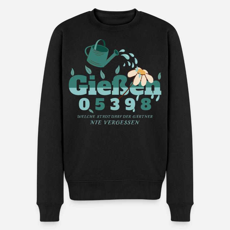 Gießen Hessen - Männer Premium Bio Pullover - Schwarz