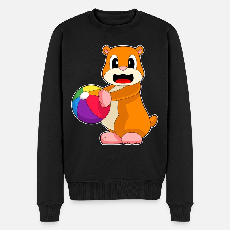 Water-polo Hamster - Pull Premium bio Homme - noir
