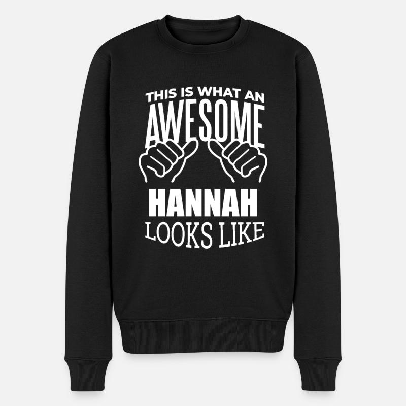 Hannah - Pull Premium bio Homme - noir