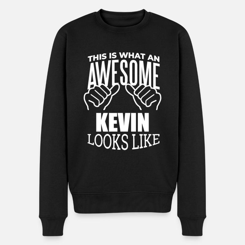 Kevin - Pull Premium bio Homme - noir