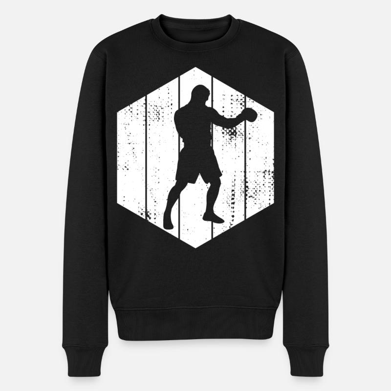Croquis du boxeur - Pull Premium bio Homme - noir