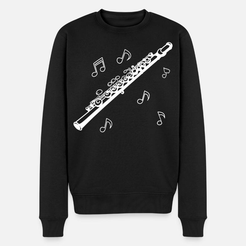 Flûte - Pull Premium bio Homme - noir