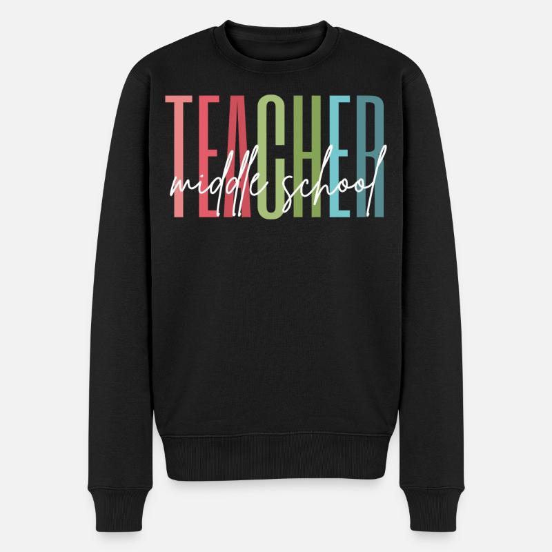 Cadeau d’enseignant de collège - Pull Premium bio Homme - noir