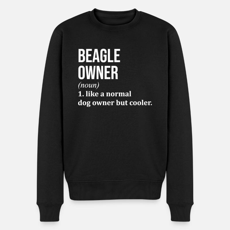 beagle - Pull Premium bio Homme - noir