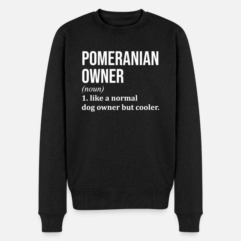 Pommern - Männer Premium Bio Pullover - Schwarz