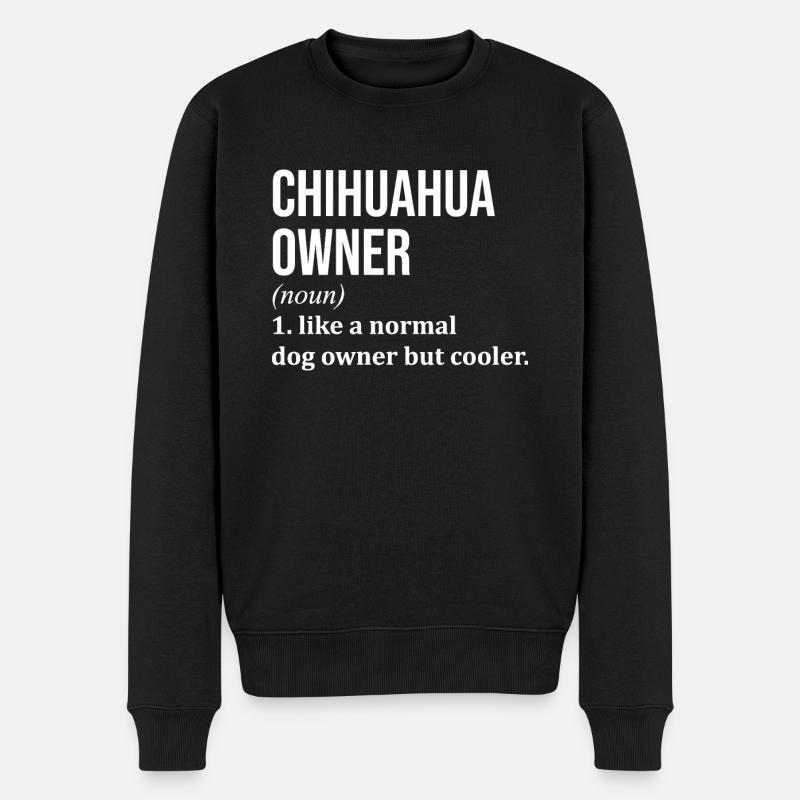 Chihuahua - Pull Premium bio Homme - noir