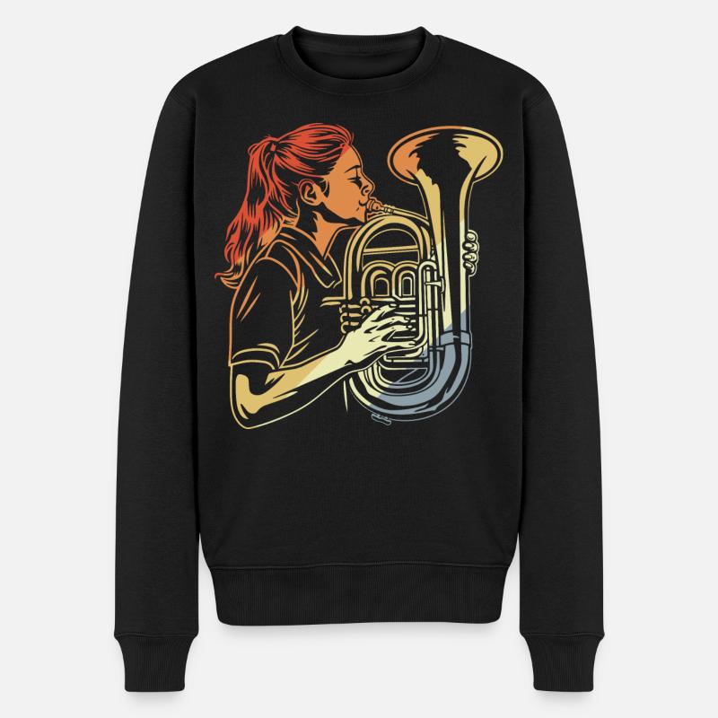 Joueurs de tuba - Pull Premium bio Homme - noir