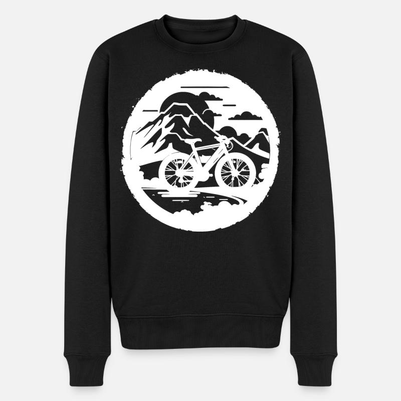 Graphiques de VTT - Pull Premium bio Homme - noir
