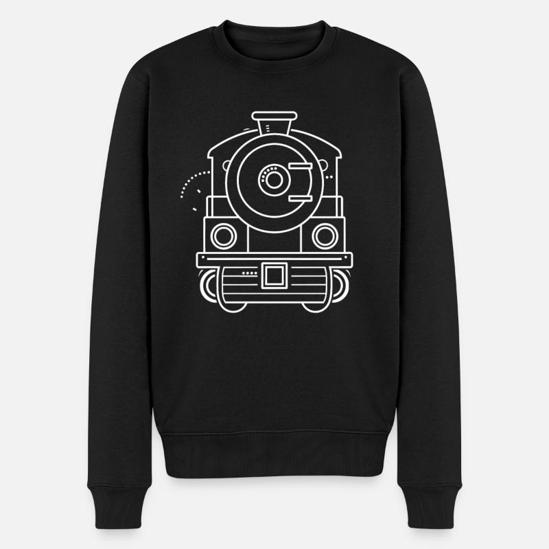 Style Locomotive Comique - Pull Premium bio Homme - noir