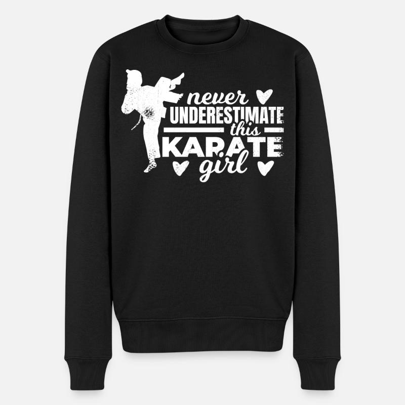 Karaté Filles - Pull Premium bio Homme - noir