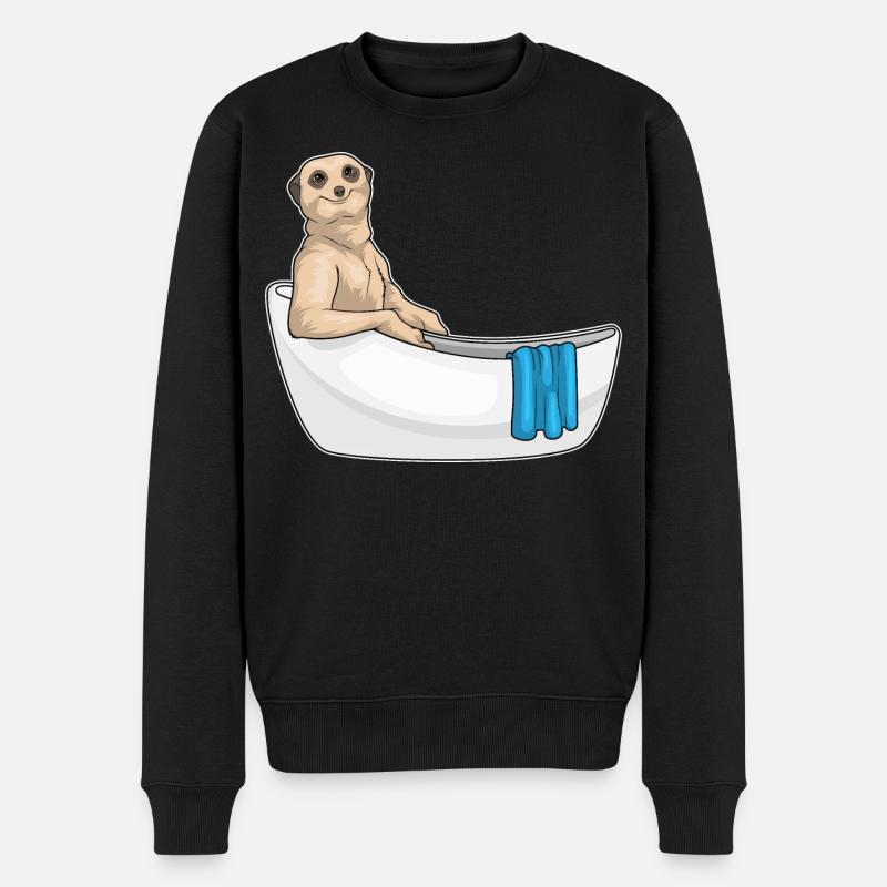 Baignoire Meerkat - Pull Premium bio Homme - noir
