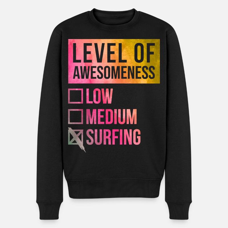 surf - Pull Premium bio Homme - noir