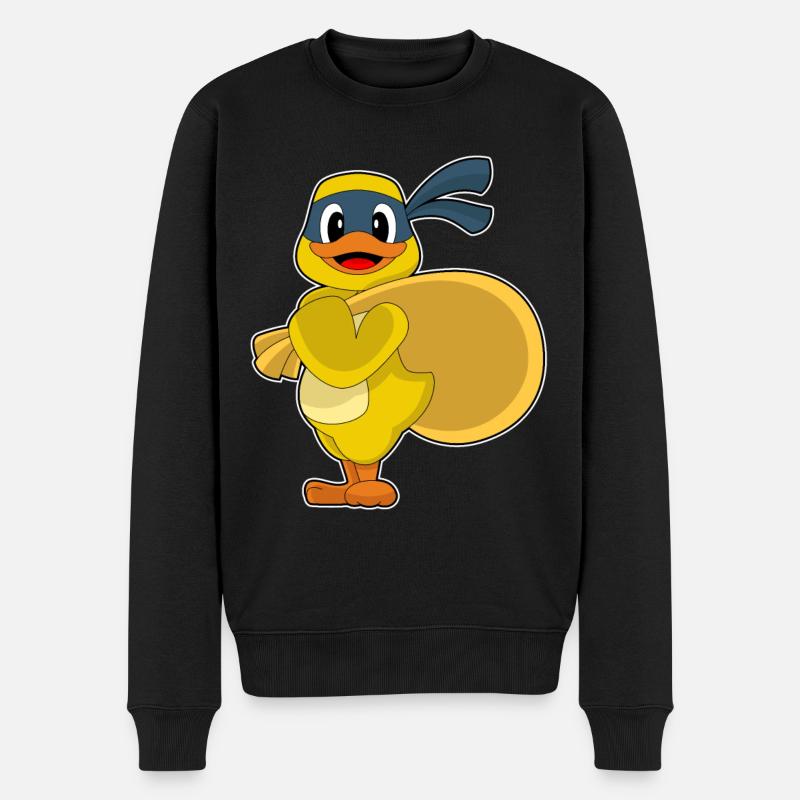 Sac de bandit canard - Pull Premium bio Homme - noir
