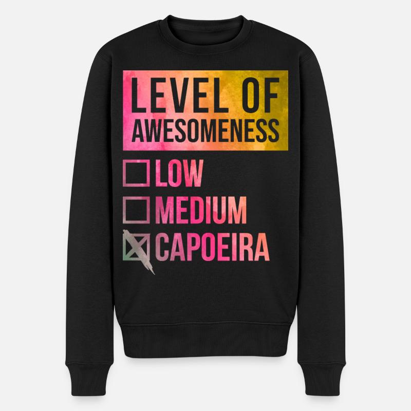 Capoeira - Pull Premium bio Homme - noir