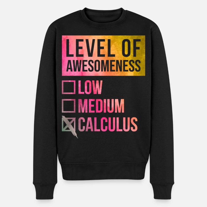 calcul - Pull Premium bio Homme - noir